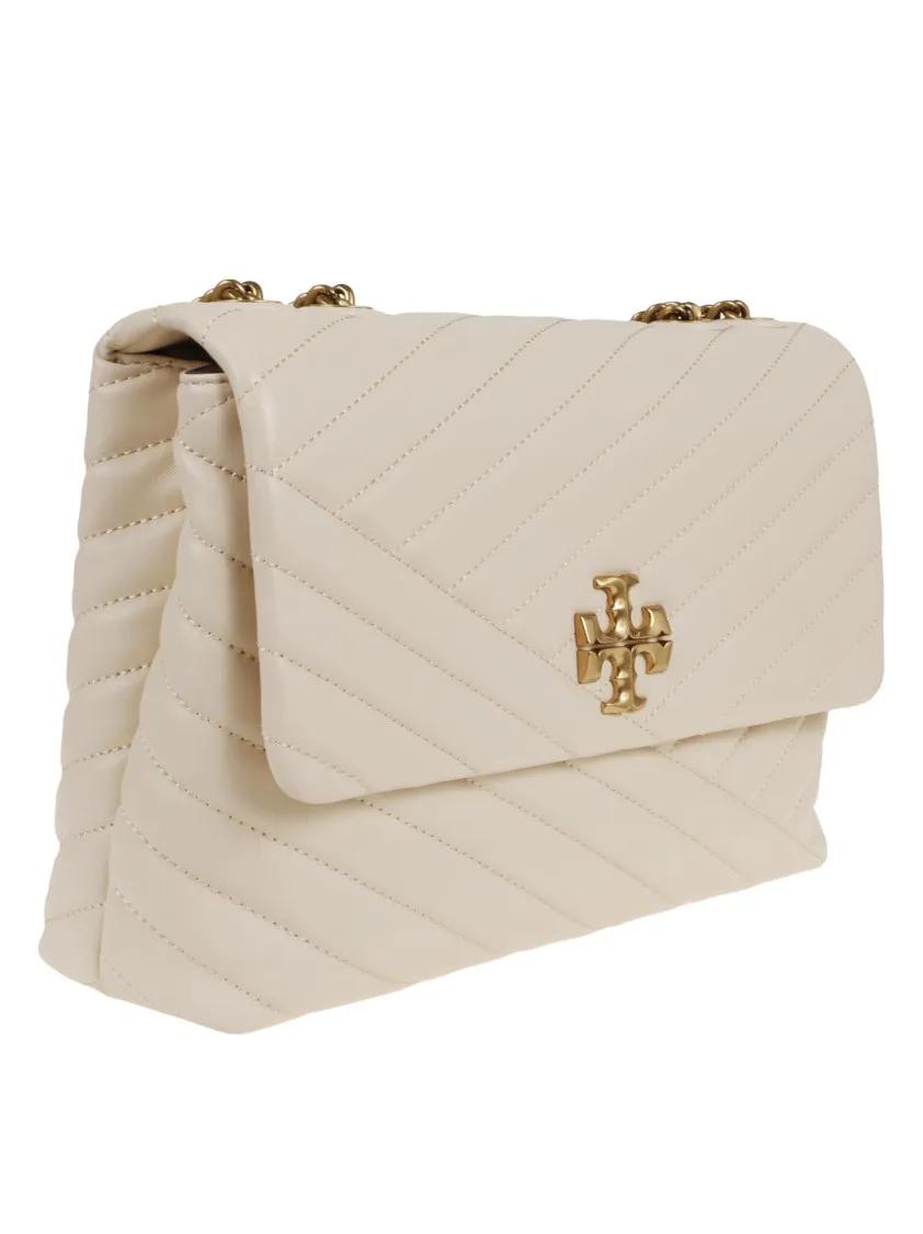 TORY BURCH Hobo bags Kira Chevron Convertible Shoulder Bag in beige