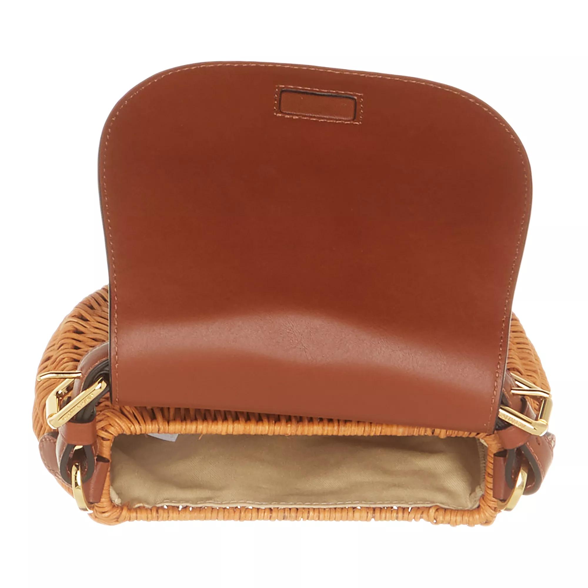 Lauren Ralph Lauren Satchels Tanner Crossbody Medium in bruin