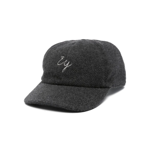 Eleventy Hut Logo-Embroidered Cap Grey