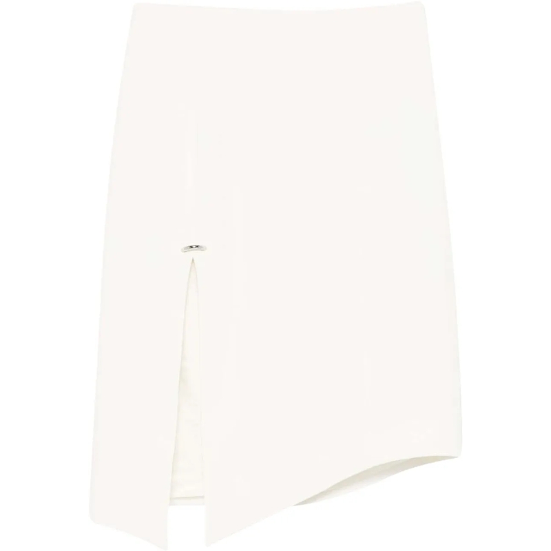 Mugler Jupe midi Skirts Snow weiß