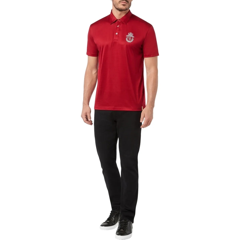 BILLIONAIRE Top Poloshirt Crest bordeaux(Image 3)