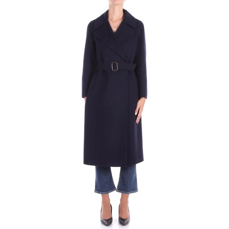 Max Mara Veste de transition Coats Blue blau