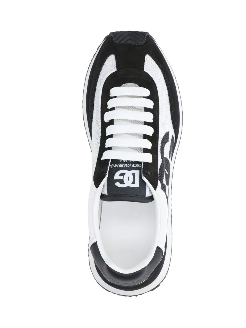 Thumbnail - Dolce&Gabbana Low-Top Sneaker - Sneakers "Dg Cushion" – Black - Gr. 43 (EU) - in Schwarz - für Damen