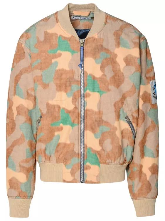 Acne Studios - Multicolor Cotton Blend Bomber Jacket - Größe 50 - multi