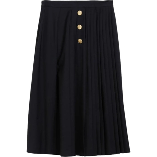 Max Mara Midi Rokken Skirts Blue blau