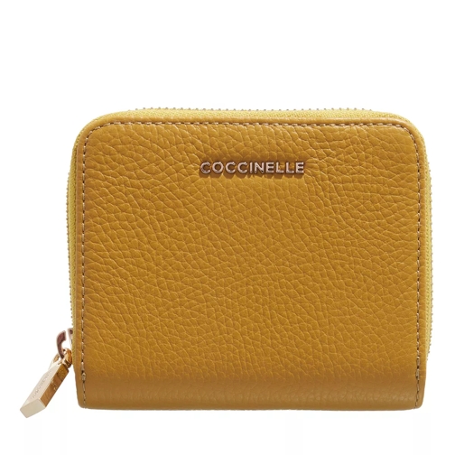 Coccinelle Metallic Soft Citronella Zip-Around Wallet