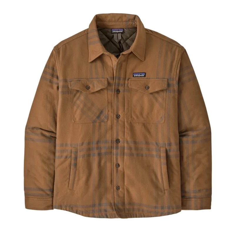 PATAGONIA Overhemd Lightweight Insulated Flannel Shirt Brown