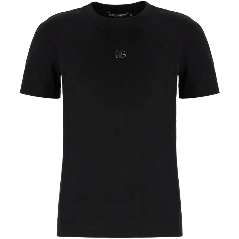 Dolce&Gabbana T-shirt Dolce&gabbana Black cotton t-shirt schwarz