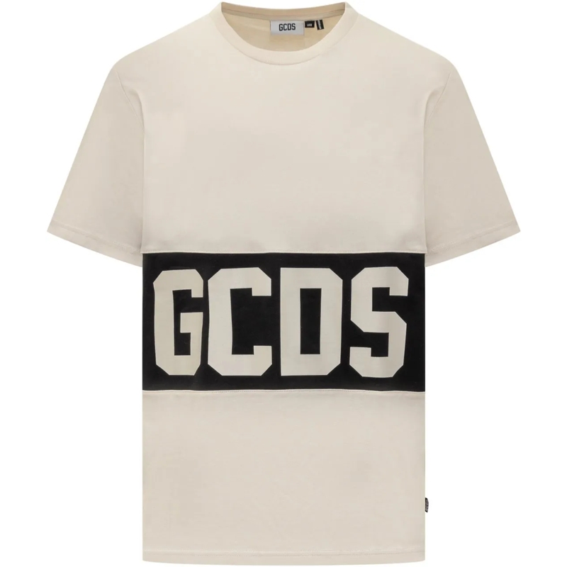 Gcds T-shirt T-Shirt Bicolor con Logo GCDS weiß