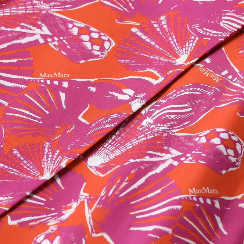 Max Mara Maxikleid Midi-Wickelkleid Camino mit Muster mehrfarbig(Image 3)