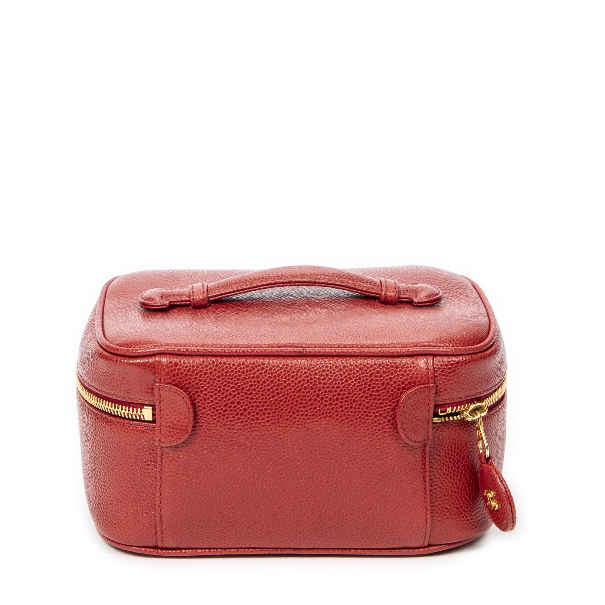Thumbnail - Chanel Crossbody Bags - CC Short Vanity Case - Gr. unisize - in Rot - für Damen