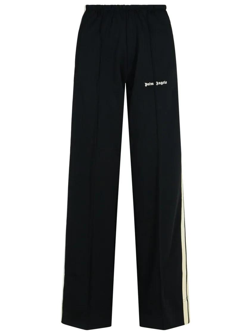 Palm Angels - Jogger%27 Black Polyester Pants - Größe S - schwarz