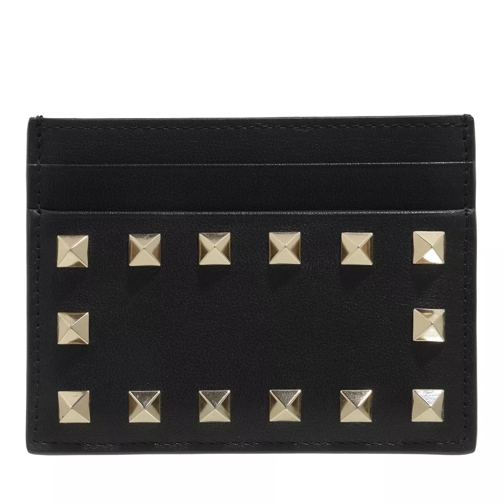 Valentino Garavani Card Holder Leather Black Card Case