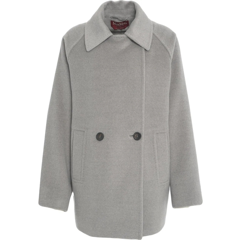 Max Mara Übergangsjacke Coat 'Ariano' grau
