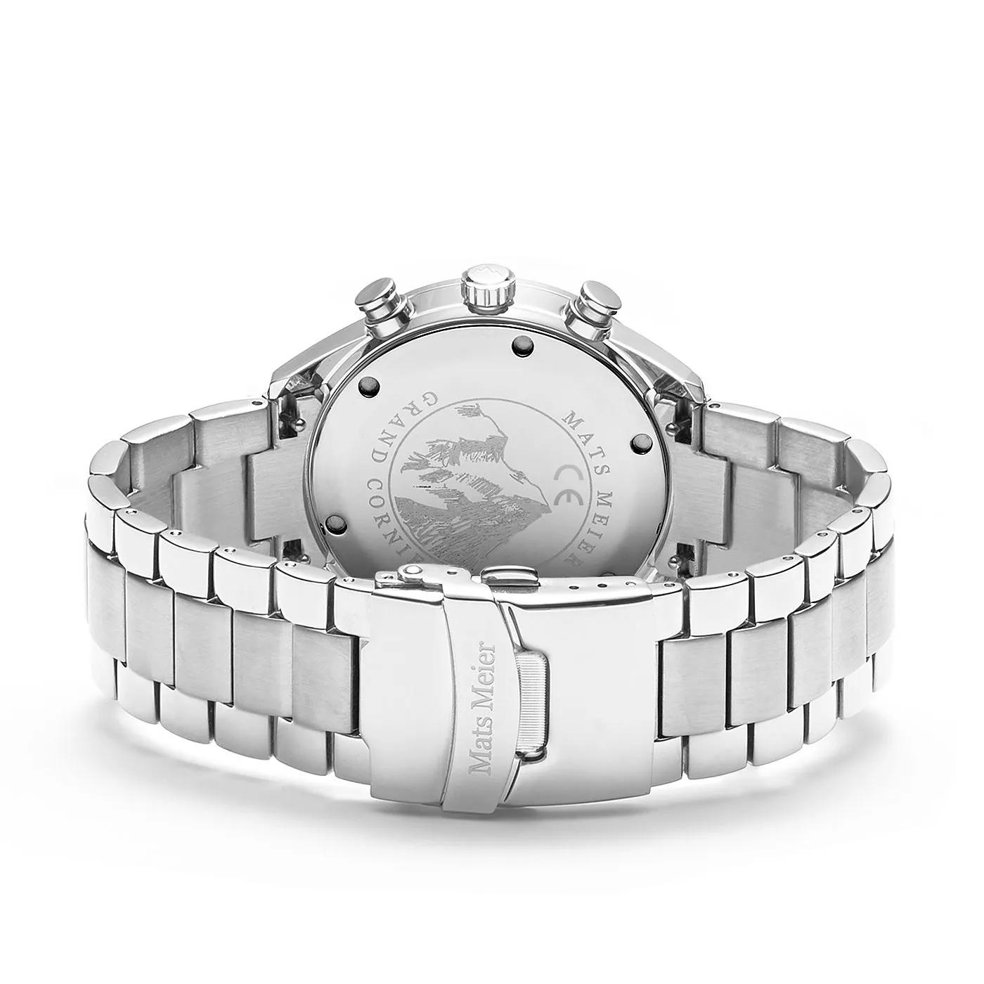 Thumbnail - Mats Meier Uhren - Grand Cornier Chrono Uhr - Gr. unisize - in Silber - für Damen