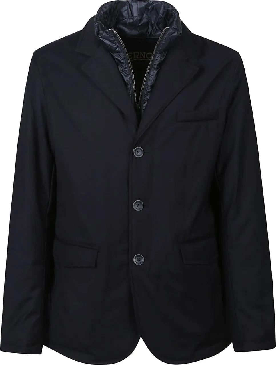 Thumbnail - Herno - Down Blazer Blue - Größe 54 - blue
