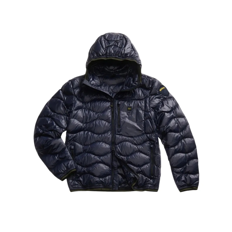 Blauer Daunenjacke Coats Blue blau