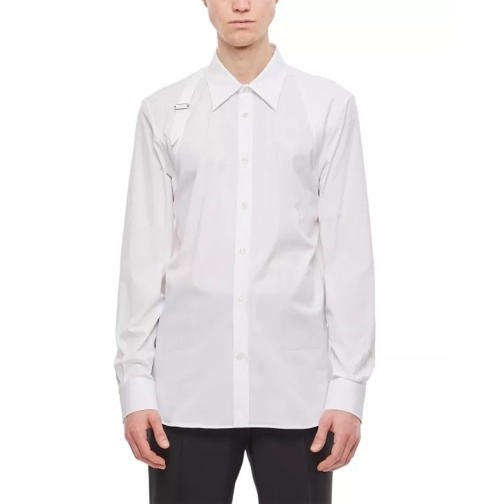 Alexander McQueen Harness Cotton Shirt White 