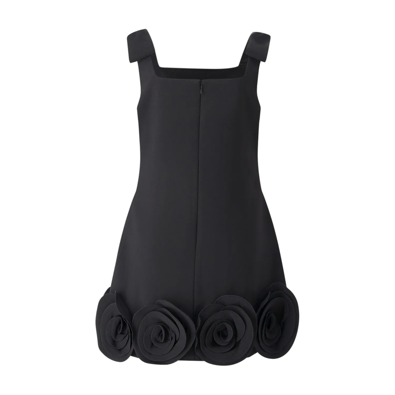 Self Portrait Minikleid Minikleid mit Blumen schwarz(Image 2)