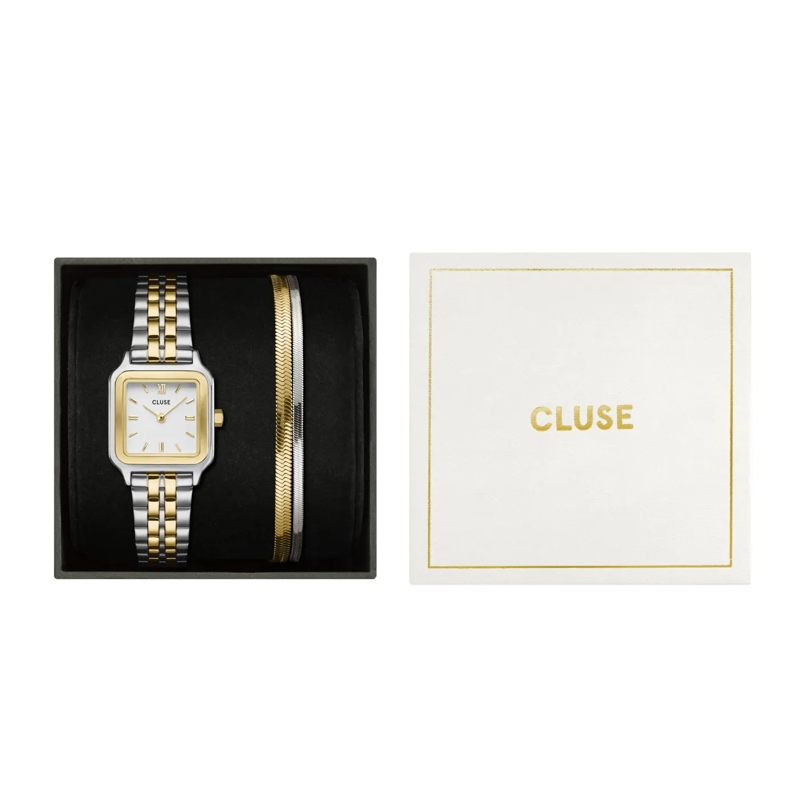 CLUSE Chronographe Gracieuse Petite Geschenkset Mehrfarbig