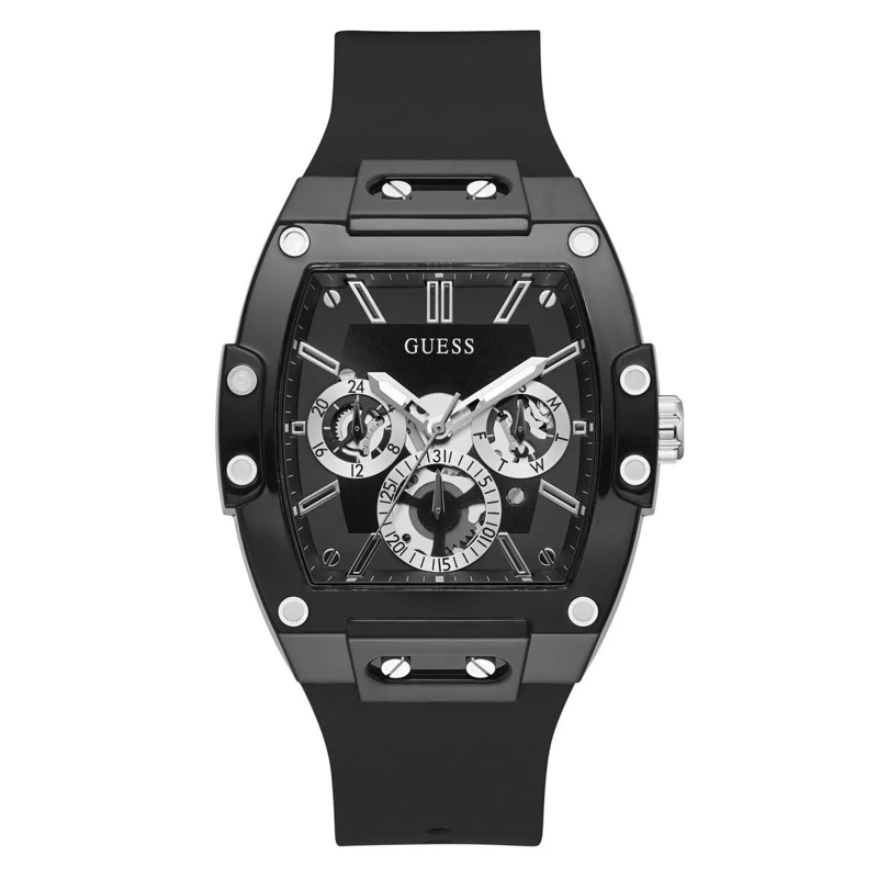 Guess Quarzuhr Quarz-Analoguhr Gt Phoenix schwarz