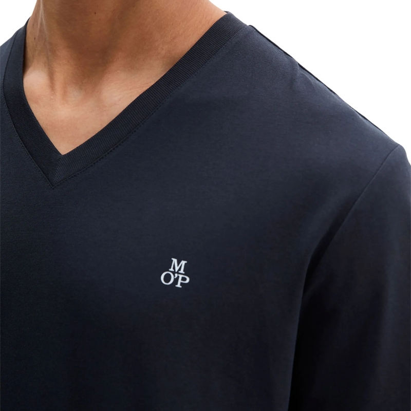Marc O´Polo Hemd T-Shirt Short Sleeve 1er Pack dunkel-blau(Image 4)