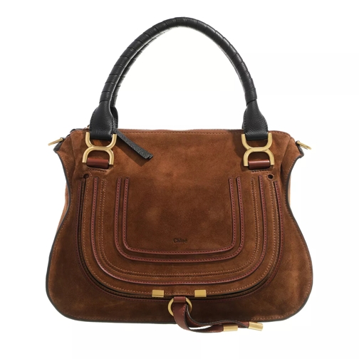 Chloé Medium Marcie Shoulder Bag Leather Tan Sporta