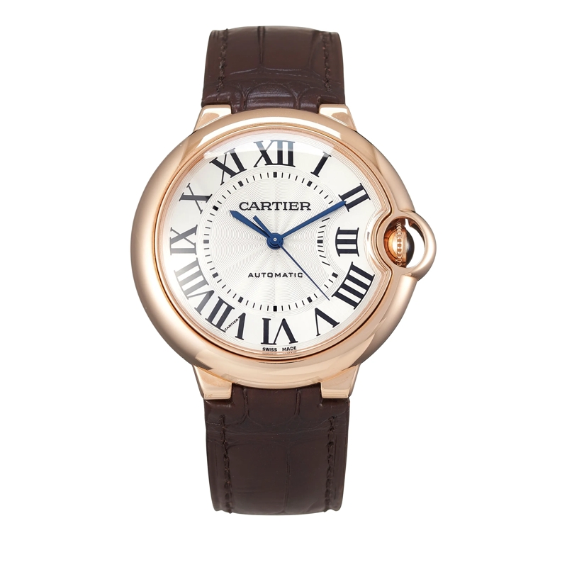 Cartier Automatikuhr Ballon Bleu Weiß