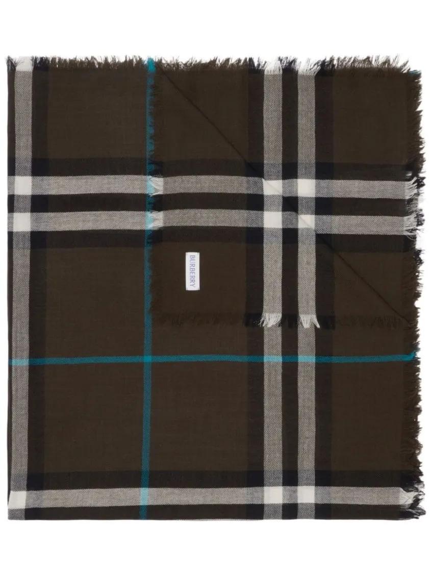 Burberry Tücher & Schals - Logo Scarf - Gr. unisize - in Braun - für Damen