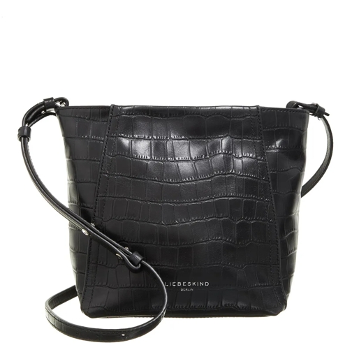 Liebeskind Berlin Crossbody Bag Chudy New Croco Black