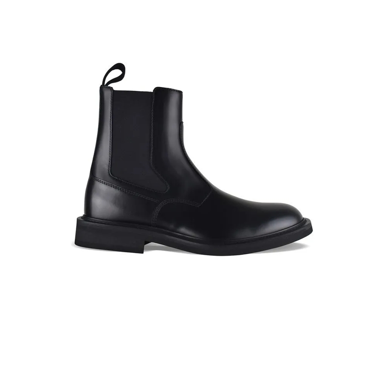 Bottega Veneta Laarzen Black Leather Boots Black