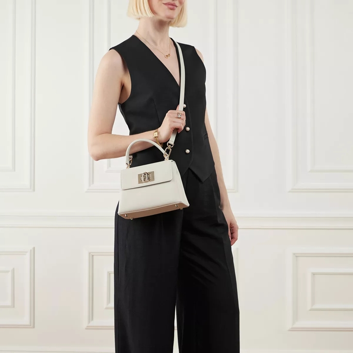Furla Furla 1927 Mini Top Handle Marshmallow Satchel