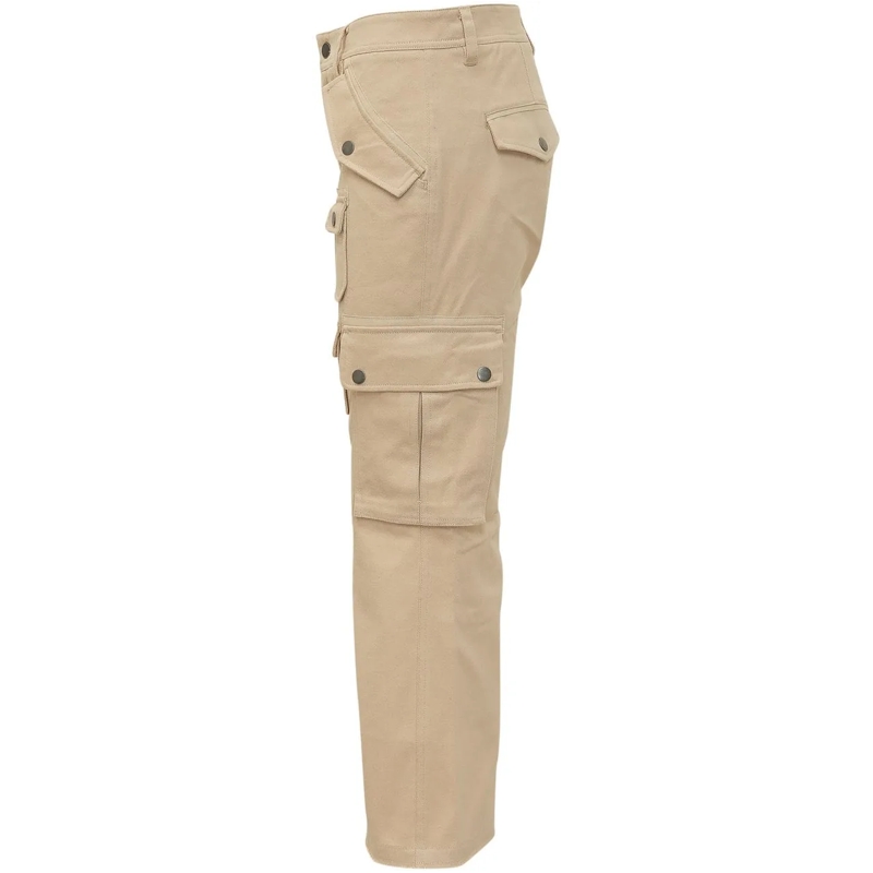 Isabel Marant Pantalon Pantaloni Cargo a Gamba Dritta con Tasche Applicat beige(Image 3)