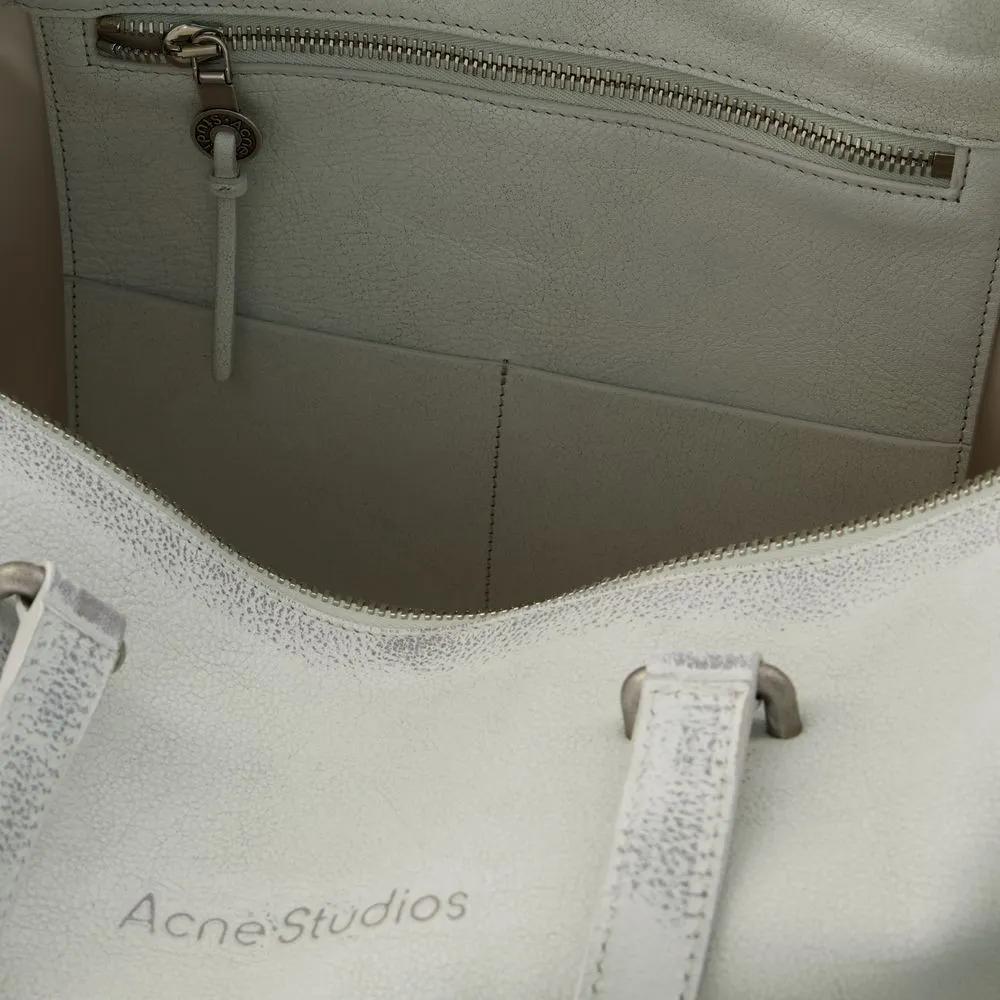 Acne Studios Hobo bags Multipocket Shoulder Bag Leather White in wit
