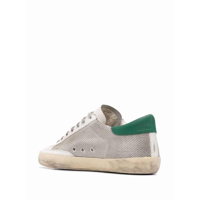 Golden Goose Low-Top-Sneaker Textured Silk And Nylon Low-Top Sneakers Grey