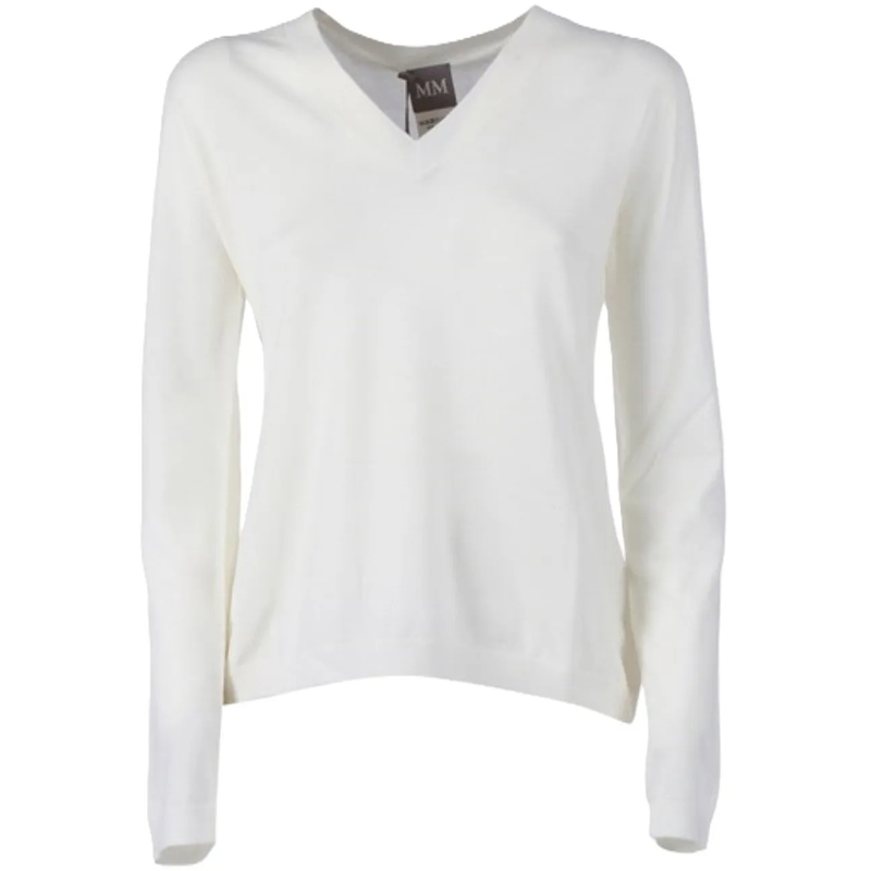 Max Mara  Sweaters Bianco Avorio weiß