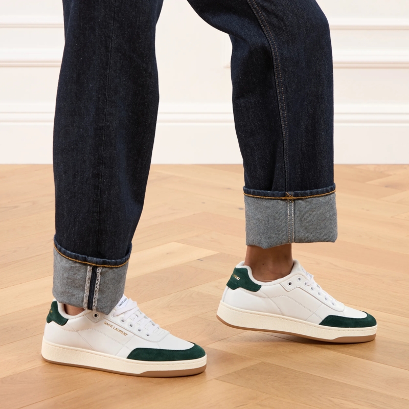 Saint Laurent Low-Top-Sneaker SL61 Sneaker Blanc(Image 2)