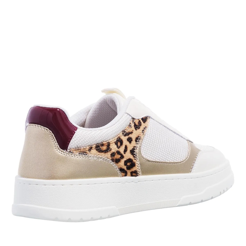 LIU JO Low-Top-Sneaker Me 05 Milk/Leopard/Light Gold(Image 4)