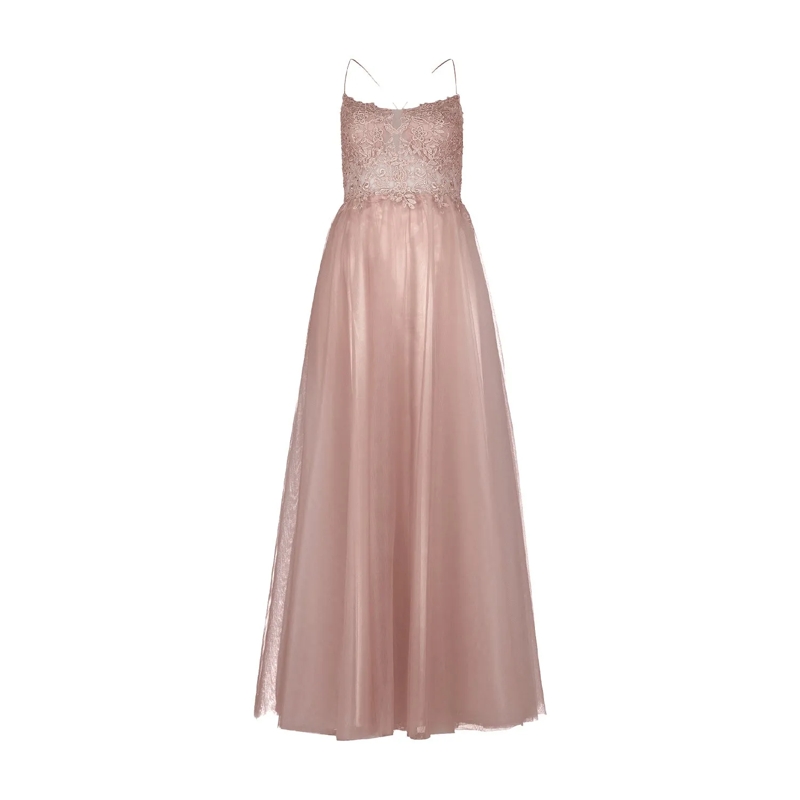 Vera Mont  Abendkleid mit Spitze Rosa