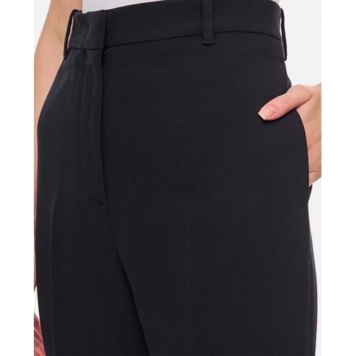 Golden Goose  Viscose And Wool Crepe Relaxed Pants Black (Image 4)
