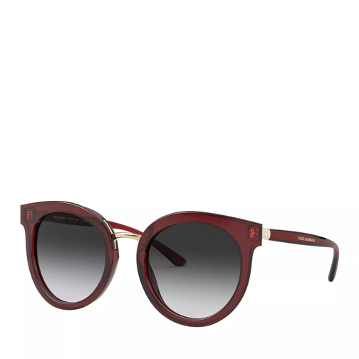 Dolce&Gabbana 0DG4371 Transparent Red Lunettes de soleil