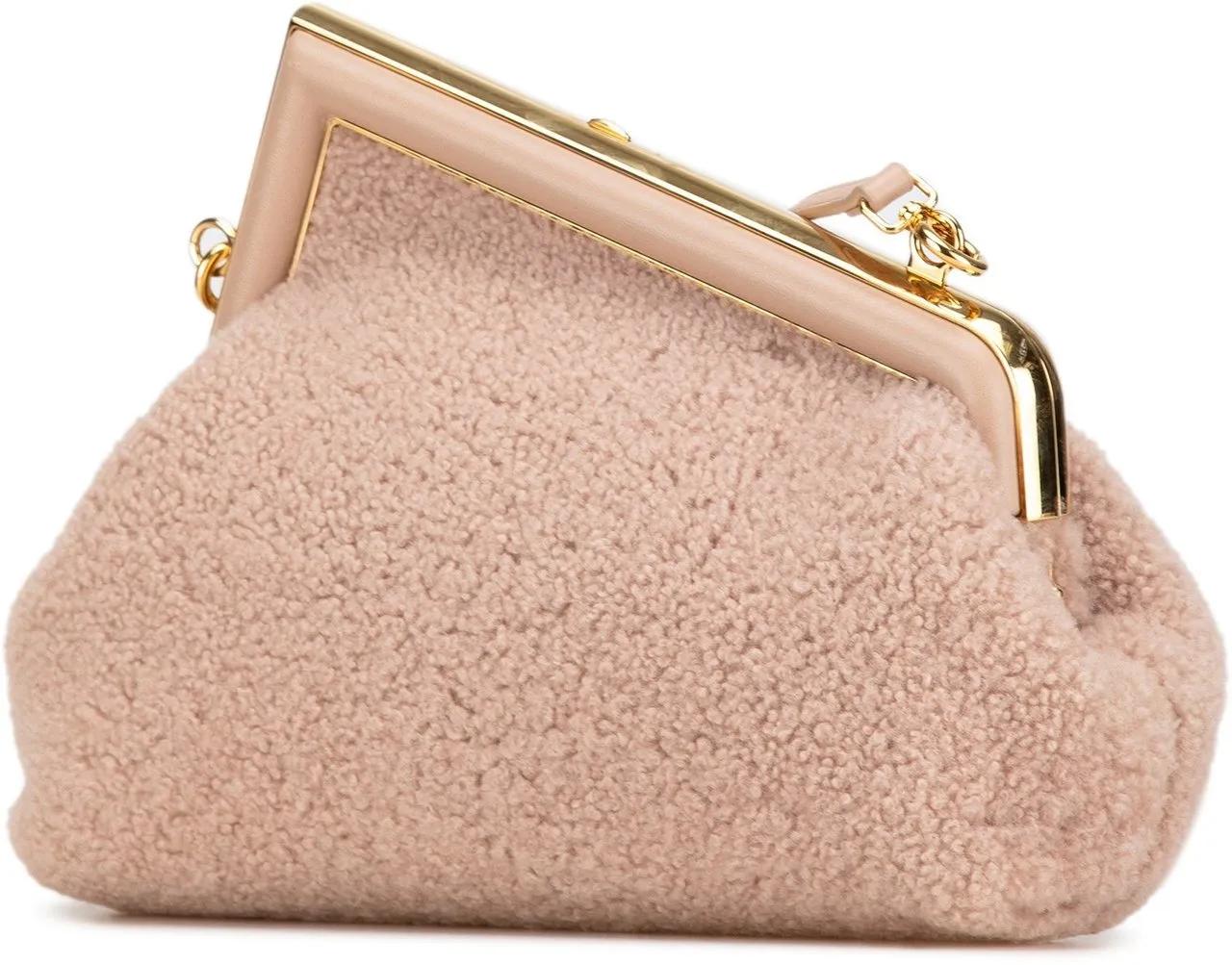 Thumbnail - Fendi Hobo Bags - Small Shearling Fendi First - Gr. unisize - in Gold - für Damen