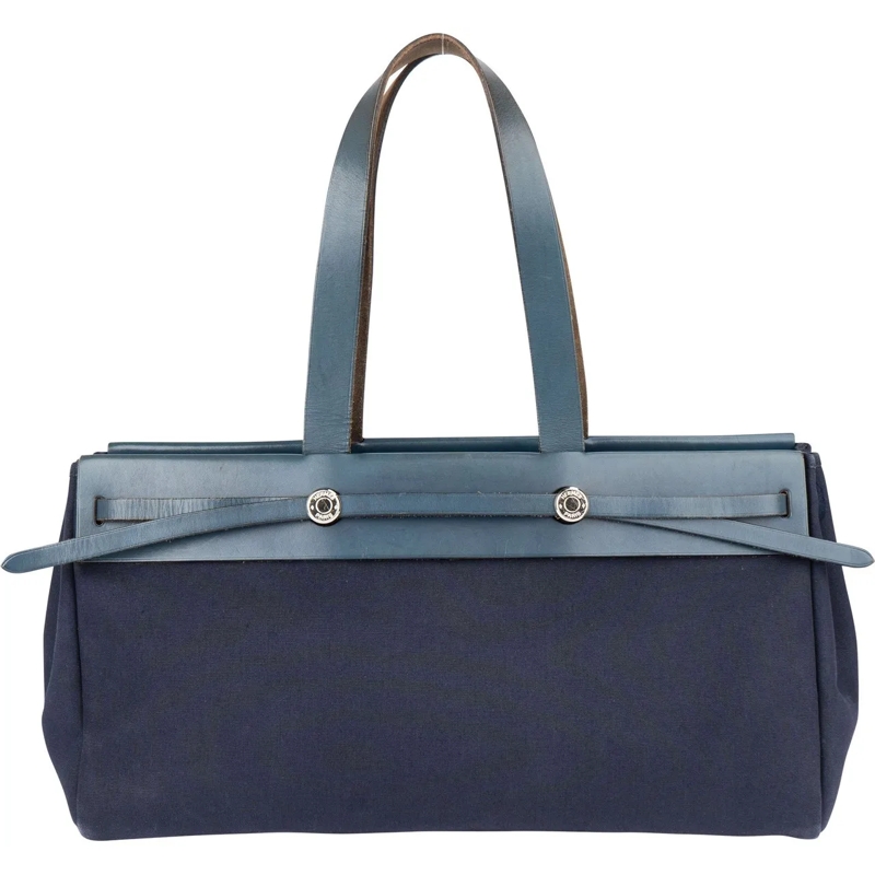 Hermès Tote Hermes Classic Cotton Cabas Handbag blau