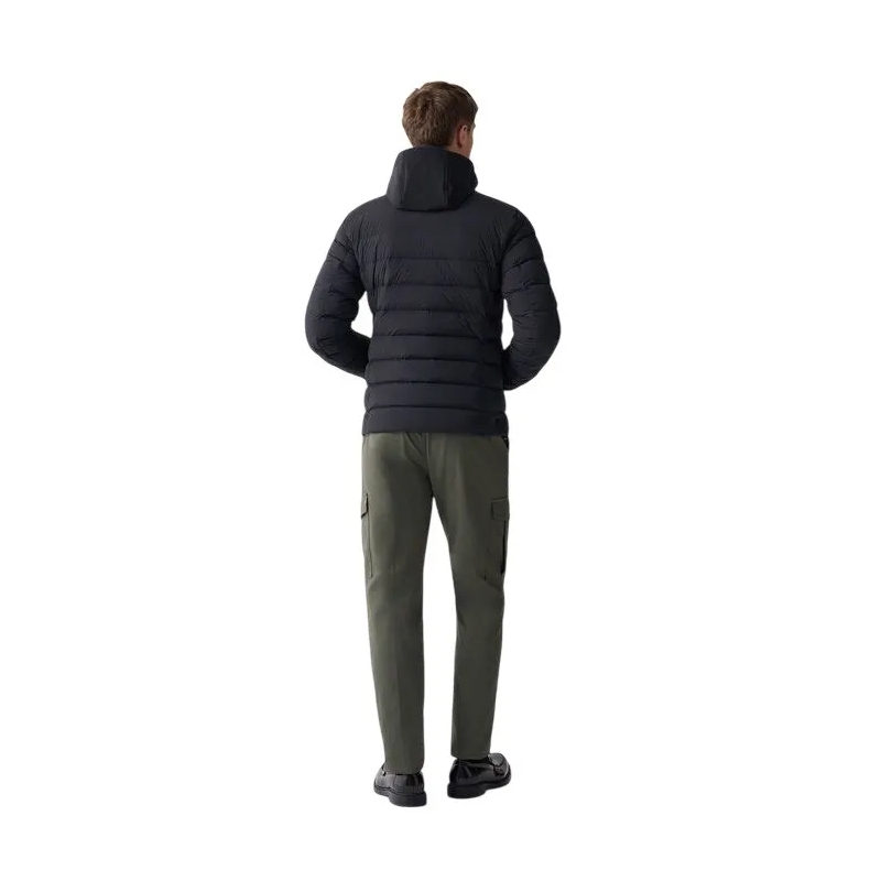 Colmar Originals Daunenjacke Quilted Black Down Jacket With Hood Black(Image 5)