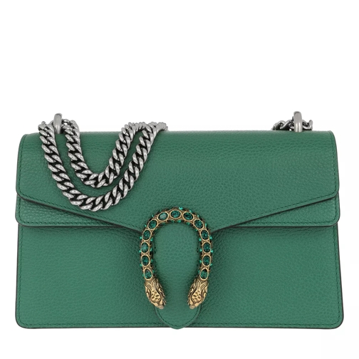 Gucci Dionysus Shoulder Bag Leather Green Satchel