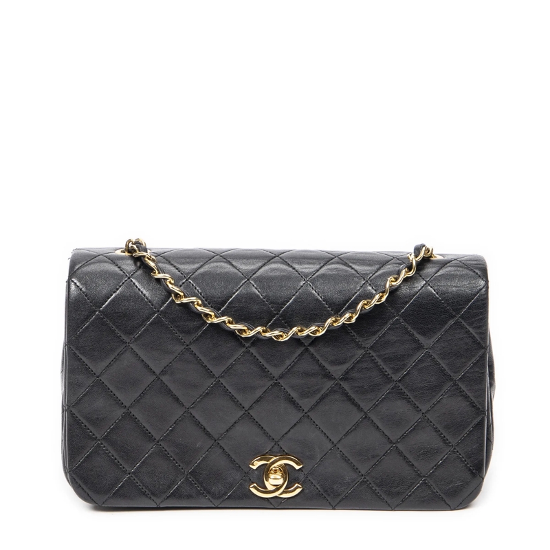 Chanel Crossbody Bag CC Turn Lock Mademoiselle Full Flap schwarz