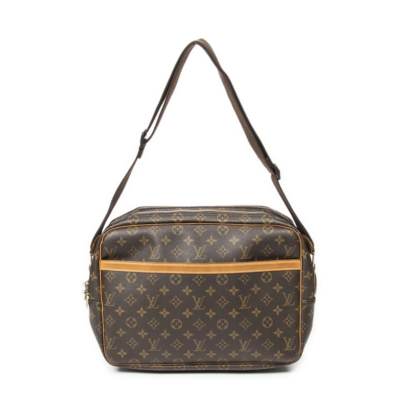 Louis Vuitton Crossbody Bag Reporter GM braun