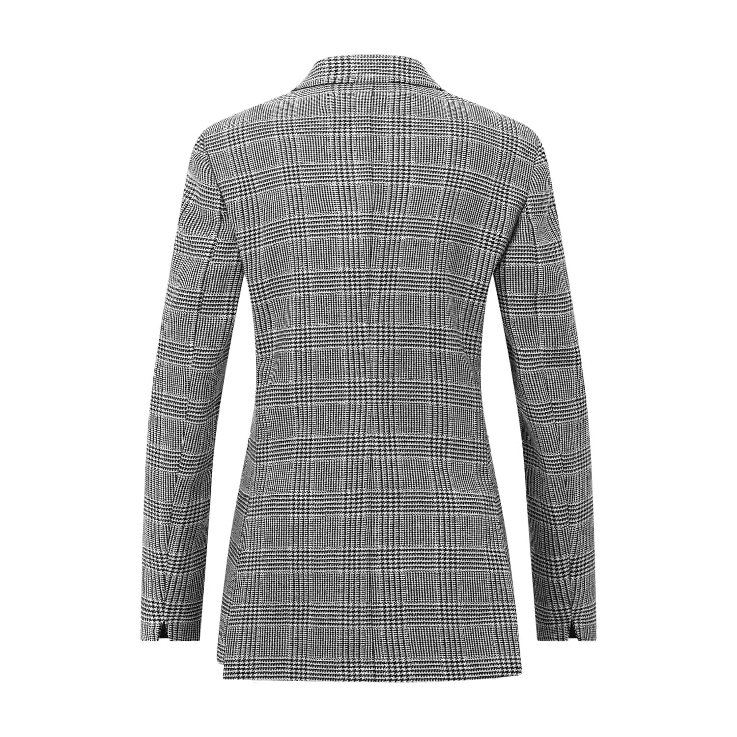 Lardini - Karierter Blazer aus Wolle - Größe 40 - schwarz