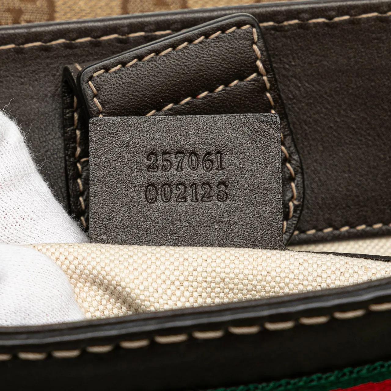 Thumbnail - Gucci Shopper - GG Canvas Web Mayfair Tote - Gr. unisize - in Braun - für Damen