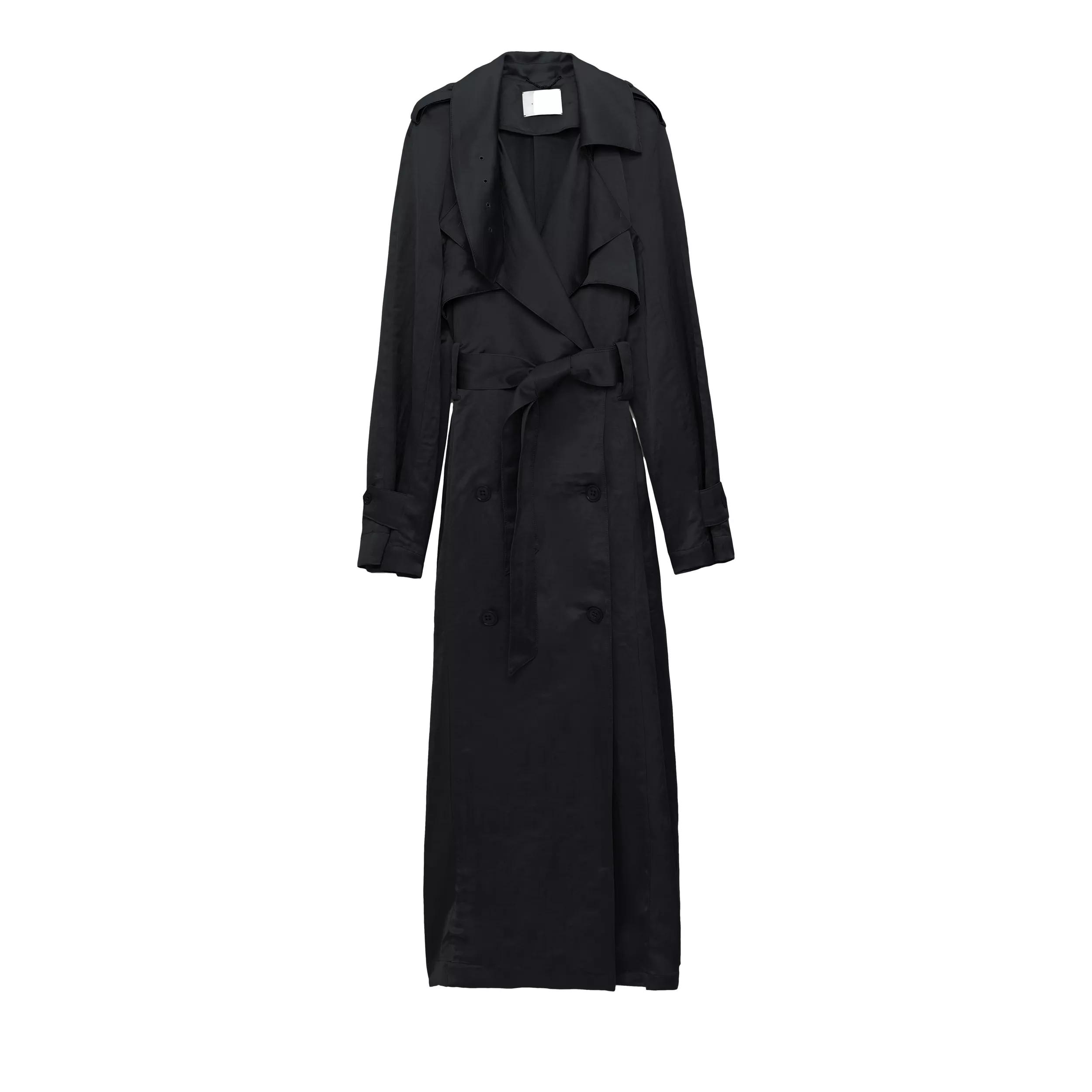 Thumbnail - Dorothee Schumacher - SLOUCHY COOLNESS Trench - Größe 4 - black